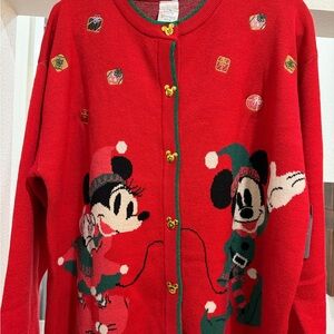 Disney HTF Mickey and Minnie Cardigan